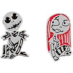 Disney Silver Nightmare Before Christmas Stud Earrings F6764