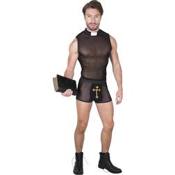 Karnival Costumes Cardinal Sin Sexy Religious Priest Men's Costume