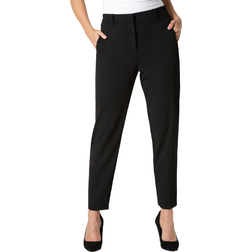 Roman Short Straight Leg Stretch Trouser - Black