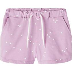 Name It Kid's Printed Henny Shorts - Smoky Grape (13213340)