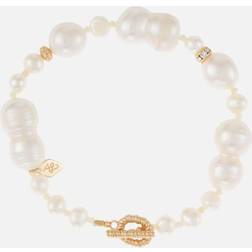 Anni Lu Faux Pearl Gold-Tone Bracelet