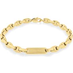 Calvin Klein Bold Metals Collection Chain Bracelet Yellow Gold