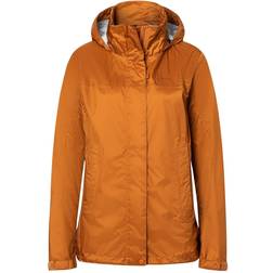 Marmot Damen Wm's PreCip Eco Jacket, Wasserdichte Regenjacke, winddichter Regenmantel, atmungsaktiver, faltbarer Hardshell Windbreaker, ideal zum Fahrradfahren & Wandern, Copper