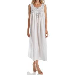 Eileen West Ballet Nightgown Sleeveless White