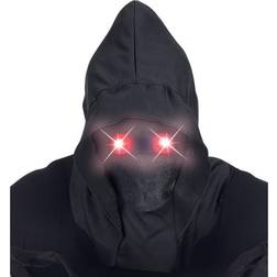 Widmann Hooded Mask Grim Reaper Black with Red Glowing Eyes