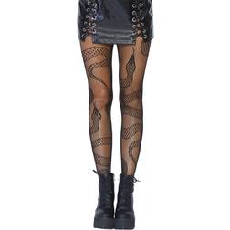 Leg Avenue Snake Net Women's Tights Black