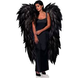 Underwraps Costumes Black Angel Wings Adult Costume Accessory