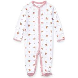 Polo Ralph Lauren Baby Girls Bear-Print Cotton Coverall White Multi 6 Months