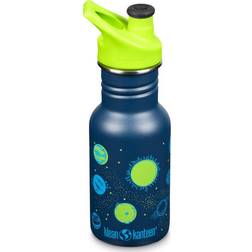 klean-kanteen Kid's Classic Water Bottle with Sport Cap 355ml Planets