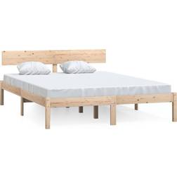 vidaXL Bed Frame Solid Pine 70cm Sängram 140x200cm