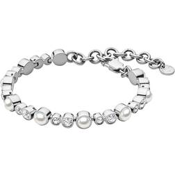 Dyrberg/Kern SACHA Armband Silver/white pearl