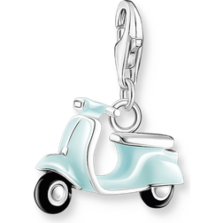 Thomas Sabo Charm-hängsmycke turkosa skoter silver