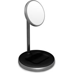 Epico Epico Magnetisk 2-i-1 Trådløs Oplader 15W m. 18W QC Vægoplader MagSafe Kompatibel Space Grey