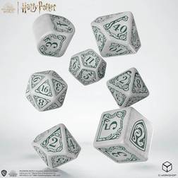 Q Workshop Harry Potter. Slytherin Modern Dice Set White