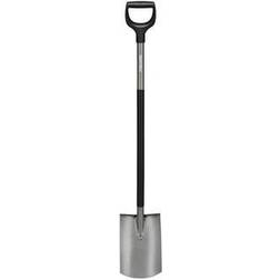 Fiskars Ergonomic Rounded Spade Grey