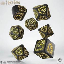 Q Workshop Harry Potter Hufflepuff Modern Würfelset Schwarz