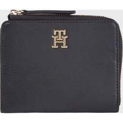 Tommy Hilfiger Medium Slim Monogram Wallet - BLACK