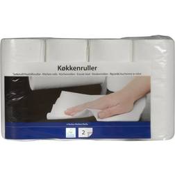 Abena Køkkenrulle 2-lags Hvid - 32 ruller