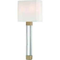 Hudson Valley Larissa 2-flammige Seide Wandlampe