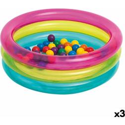 Intex Schwimmmbad mit Kugeln 86 x 25 x 86 cm 3 Stück