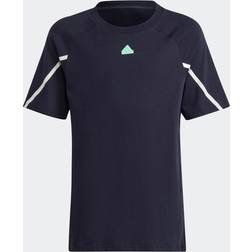 adidas T-Shirt Designed for Gameday Navy/Hvid Børn