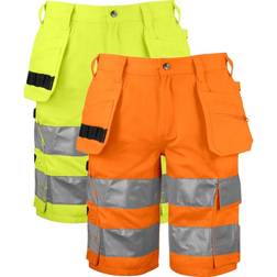 ProJob hantverksshorts 6535, Varsel Orange/Svart