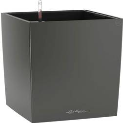 Lechuza CUBE - Charcoal metallic Krukke