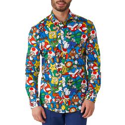 OppoSuits Super Mario Overhemd Volwassenen Maat