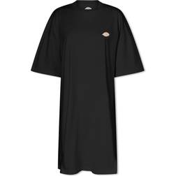 Dickies Mapleton Sort t-shirt-kjole med lille logo-Black SORT