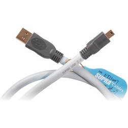 Supra USB 2.0 Type A Mini B, isblå