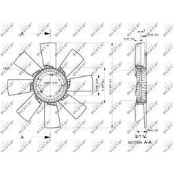 NRF Fläkt, motorkylning 49856