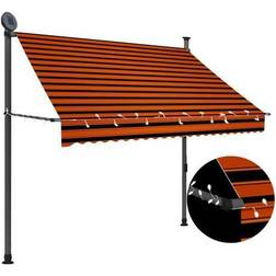 vidaXL Manual Retractable Awning with