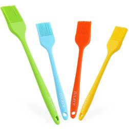 Zulay Kitchen Green/Orange/Yellow Pastry Brush