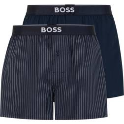 HUGO BOSS 2-pak Pyjamas Boxer Shorts, Mørkeblå