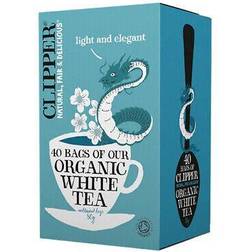 Clipper & fairtrade white tea, 40 bags