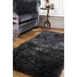 Sienna Shaggy Fluffy Glitter Grey 120x170cm