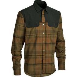 Northern Hunting Kjall Flannel Shirt Brown