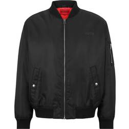 HUGO BOSS boss full zip print black bomber jacket