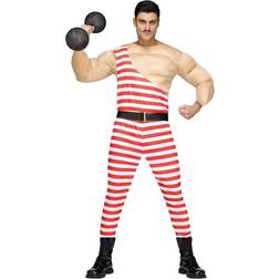 Fun World Carny Muscle Man Costume Adult Standard