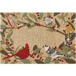 Liora Manne Frontporch Bird Border Hand White