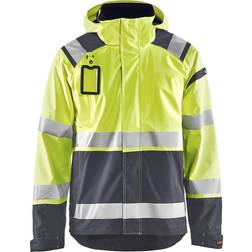 Blåkläder 4987 High Vis Skaljakke High Vis Skaljakke High Vis Gul/Mellemgrå