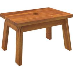 vidaXL Step Brown Sittpall 22cm