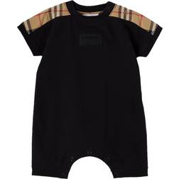 Burberry Baby Paneled Jumpsuits - Black