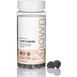 Known Nutrition Nutrition Lion'S Mane Blueberry Vegan Gummy Supplements X 60 pcs