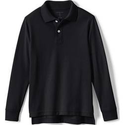 Lands' End Lands End School Uniform Kids Long Sleeve Mesh Polo Shirt