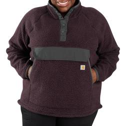 Carhartt Relaxed Fleece Pullover Damen - Dunkelrot