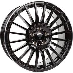 Axxion Ax5 Glossy black with full machined lip 8.5x19 5x112 ET32