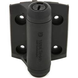 National Hardware TruClose 3.81 L Black Self-Closing Spring Hinge 2 pk