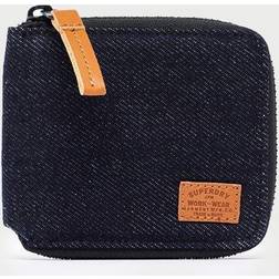 Superdry Men's Klassische Stoffbrieftasche Reißverschluss Hellblau - Größe: 1Größe 1SIZE