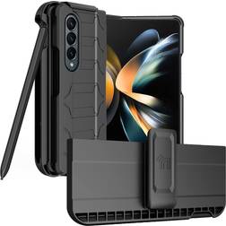 Case Cover Holster Belt Clip S Pen Holder for Samsung Galaxy Z Fold 4 5G Black